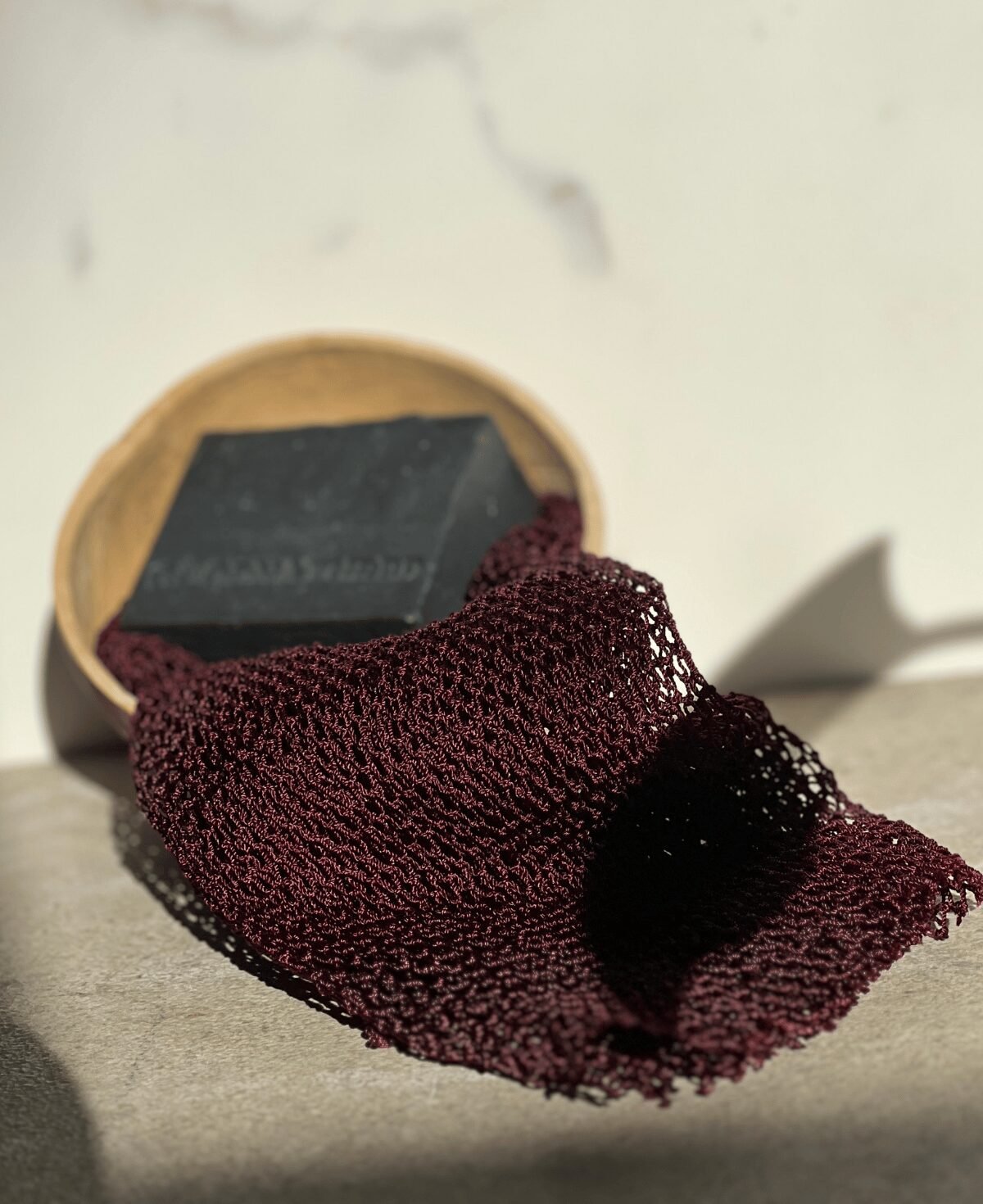 Exfoliating African sapo net and botanical soap duo